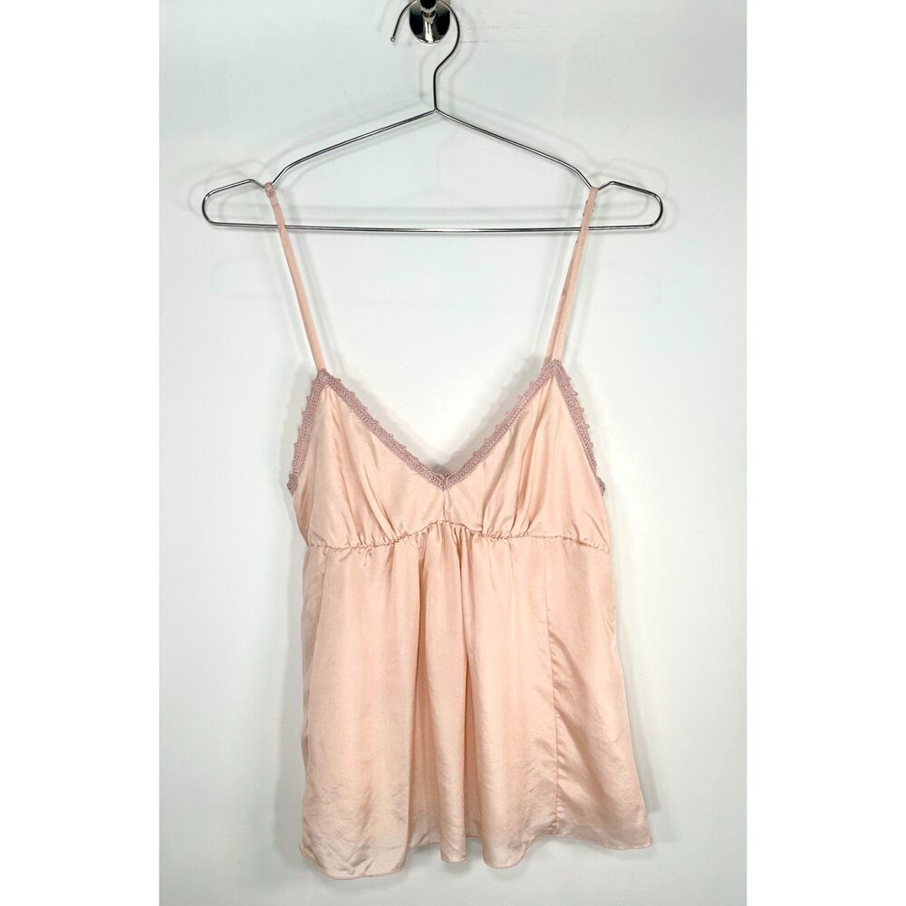 Gold Hawk “Rose Petal” Silk Cami Tank – Size S – NWT
